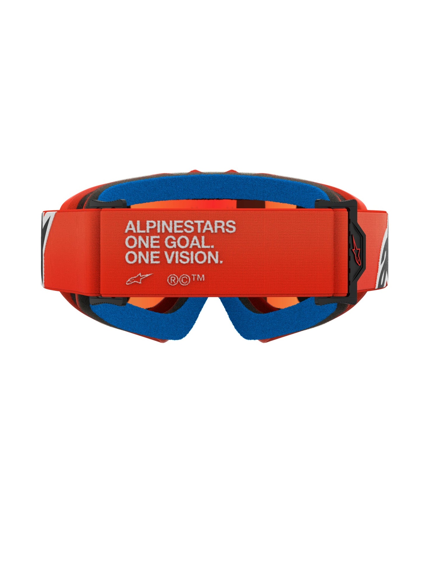 ALPINESTARS VISION YOUTH CORP GOGGLES - ORANGE MIRROR RED