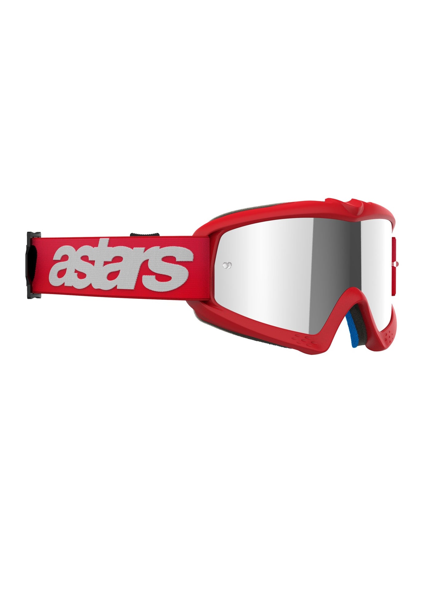 ALPINESTARS VISION YOUTH BLAZE GOGGLES - RED MIRROR SILVER