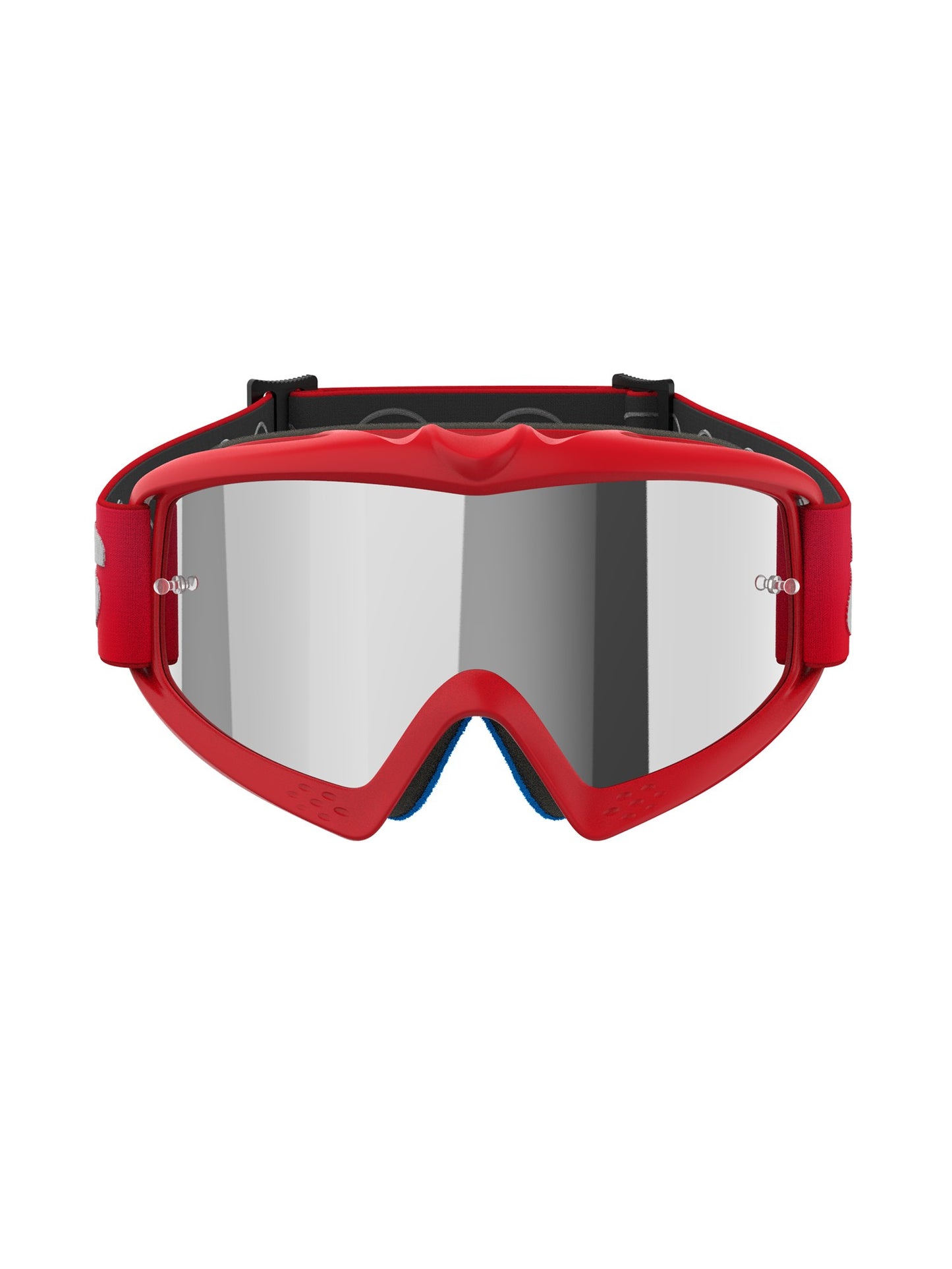 ALPINESTARS VISION YOUTH BLAZE GOGGLES - RED MIRROR SILVER