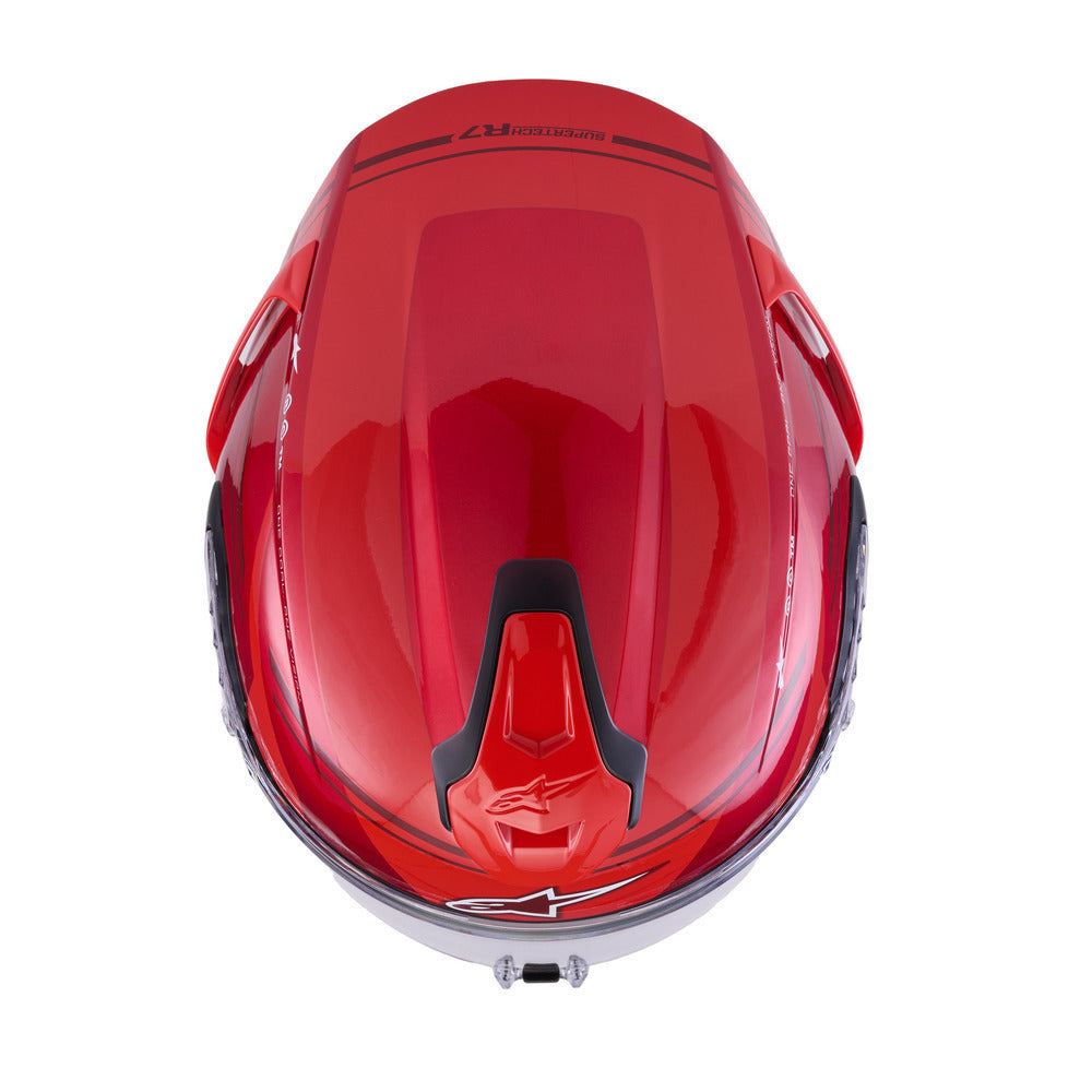 Alpinestars SR7 Acore ECE06 Helmet - Red White Gloss