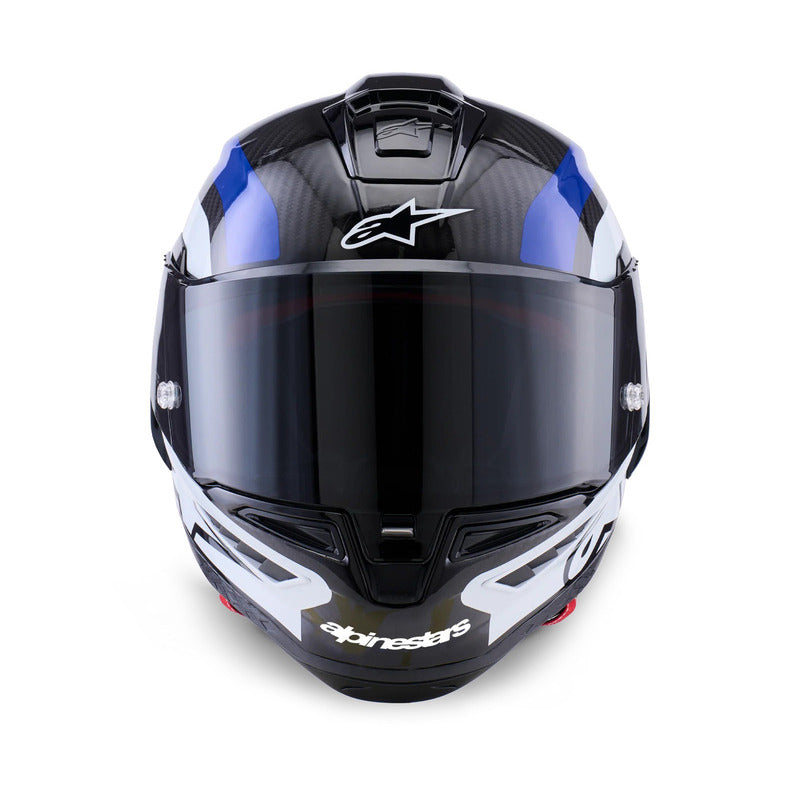Alpinestars Supertech R10 Arius Helmet ECE06/DOT/FI - Black/White/Blue Gloss