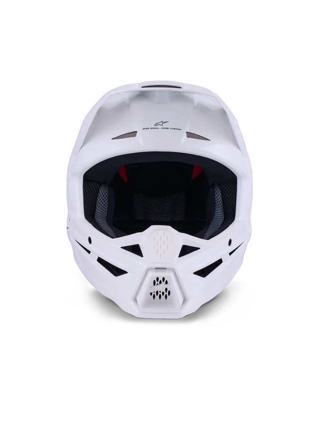 ALPINESTARS 2025 S-M3 HEAT HELMET - WHITE GLOSSY