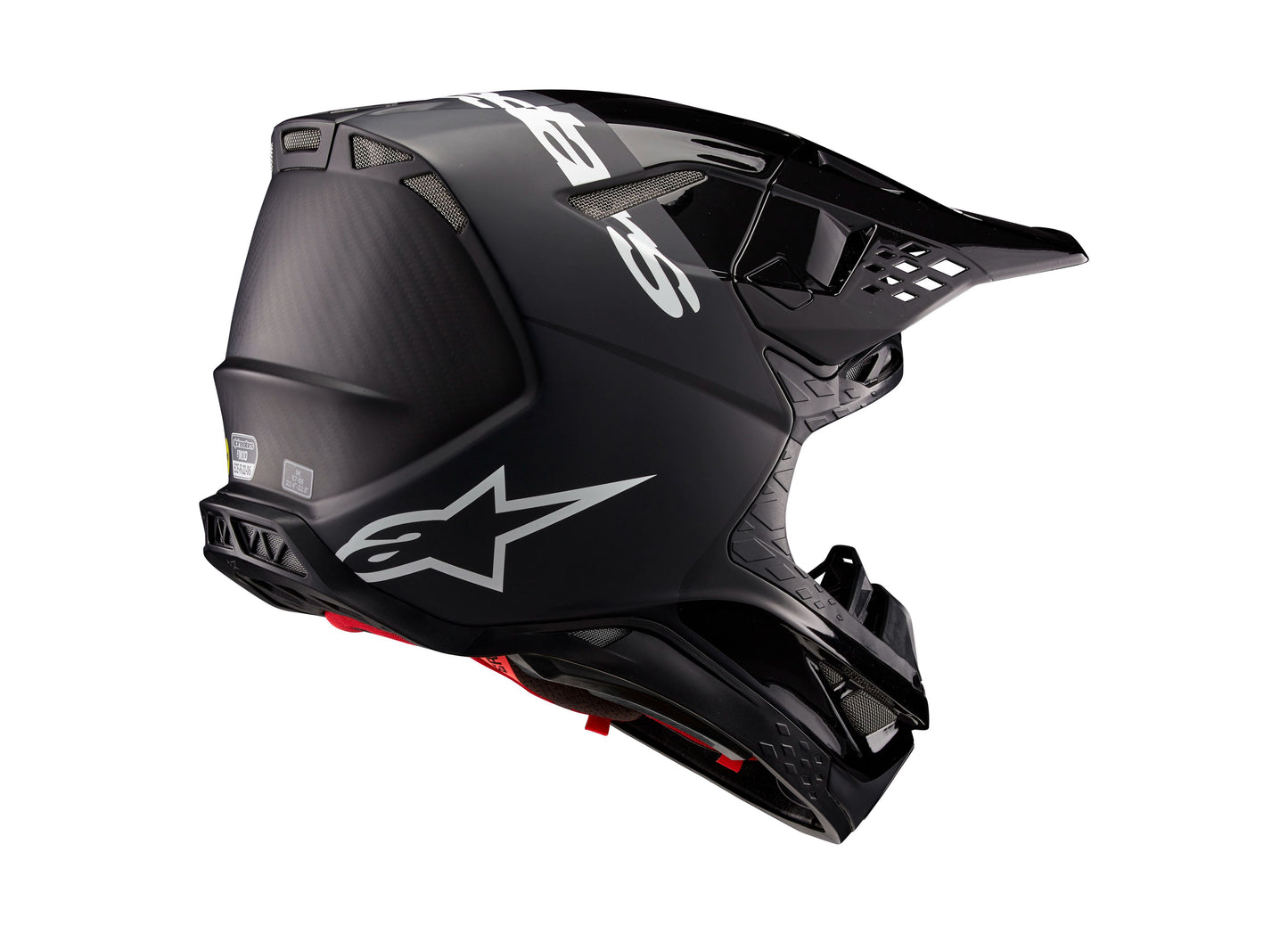 ALPINESTARS 2025 SUPERTECH M10 FLOOD HELMET - BLACK/DARK GREY MATT & GLOSSY