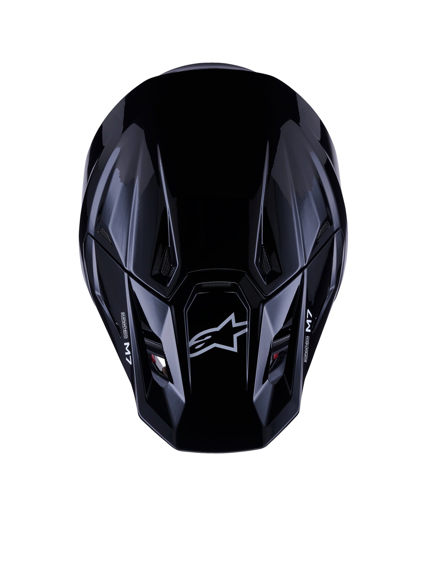 ALPINESTARS 2026 S-M7 SOLID HELMET - BLACK GLOSSY