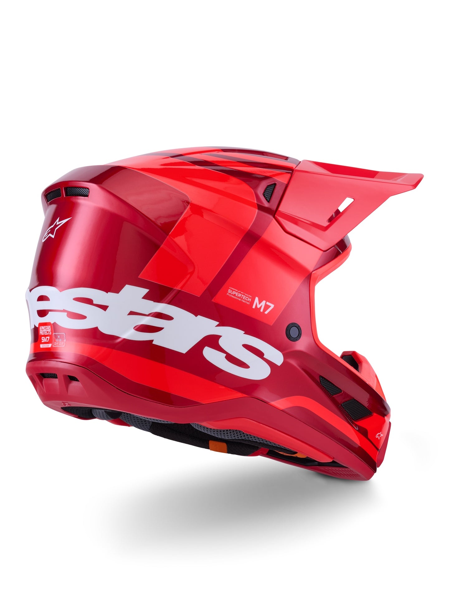 ALPINESTARS 2026 S-M7 CORE HELMET - RED GLOSSY