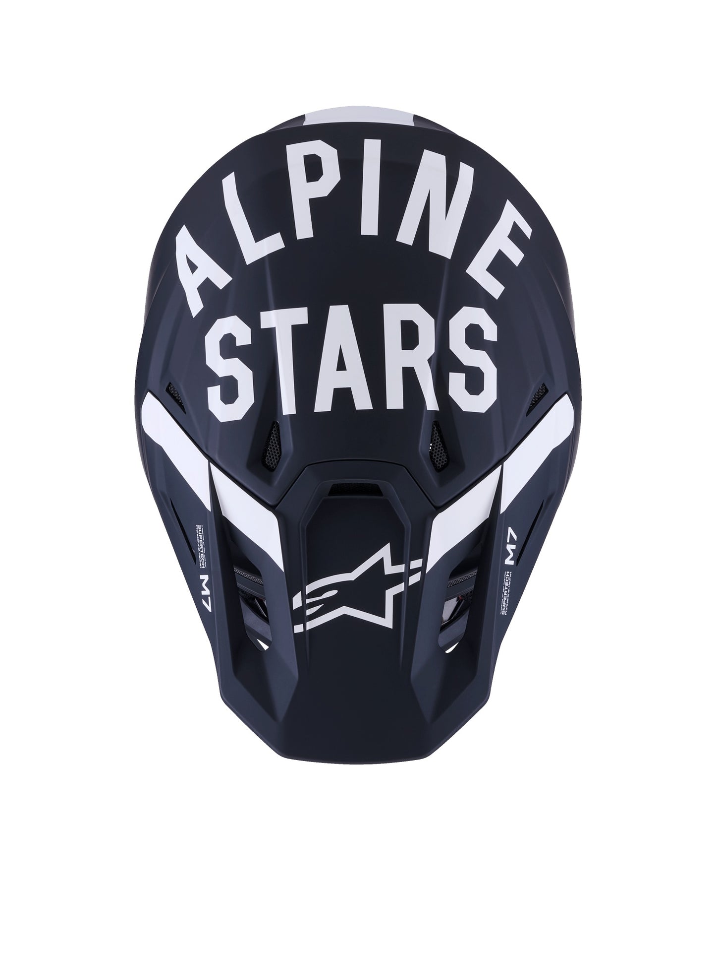 ALPINESTARS 2026 S-M7 DASHER HELMET - BLACK WHITE MATT