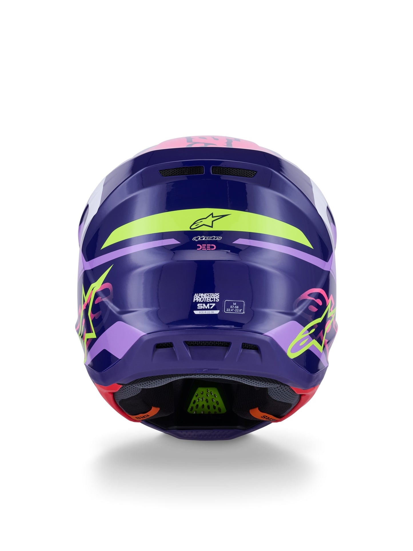 ALPINESTARS 2026 S-M7 DEED HELMET - PURPLE PINK GLOSSY