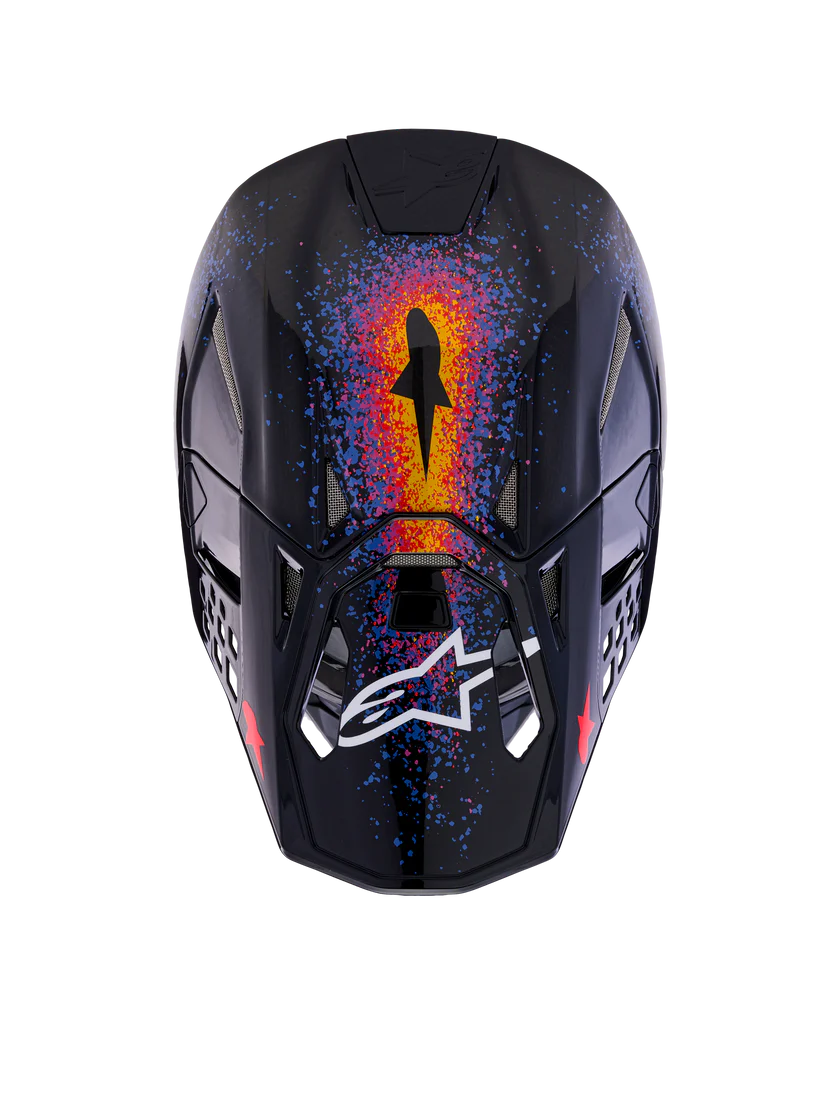 ALPINESTARS SM10 BLACK HOLE LE HELMET ECE 22.06 - BLACK BURST