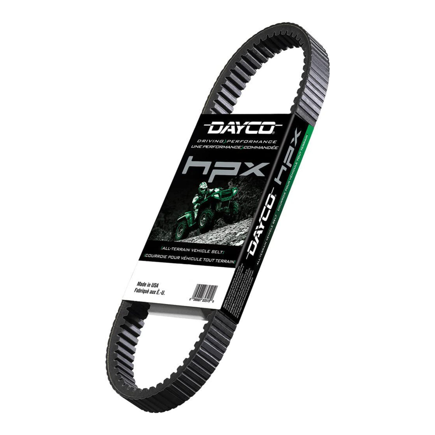 Dayco ATV Drive Belt HPX - HPX2250 (Indent, XUV 550 2012-)