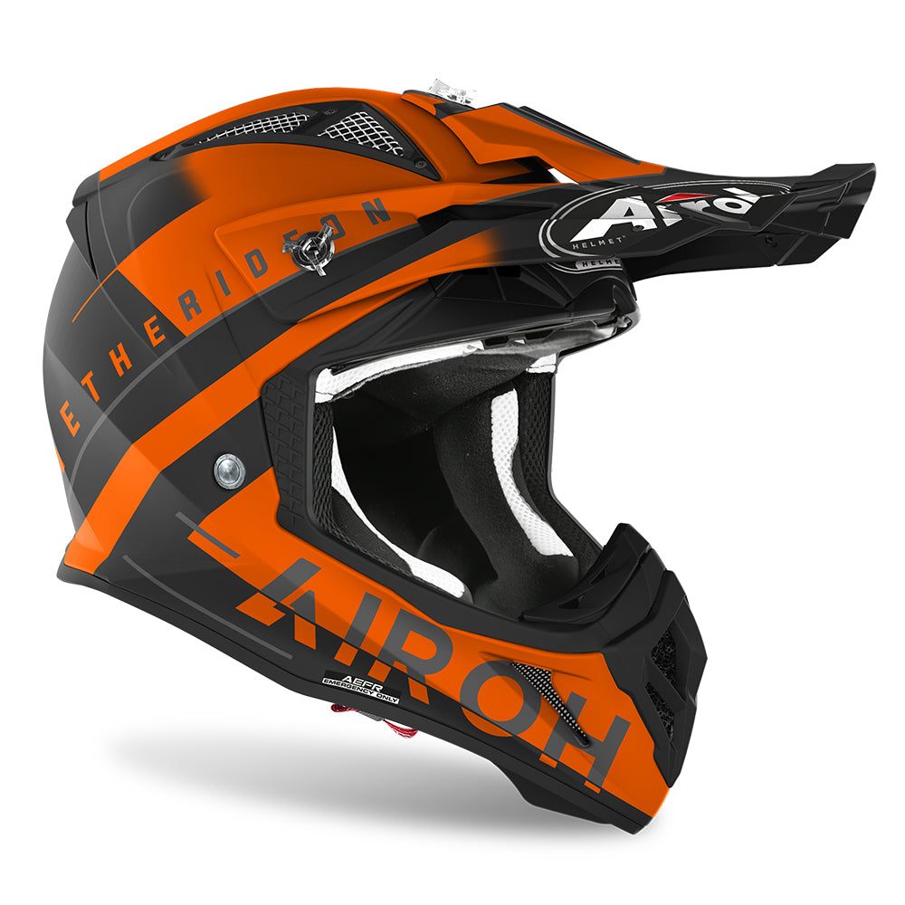 AIROH AVIATOR ACE HELMET - AMAZE ORANGE MATT
