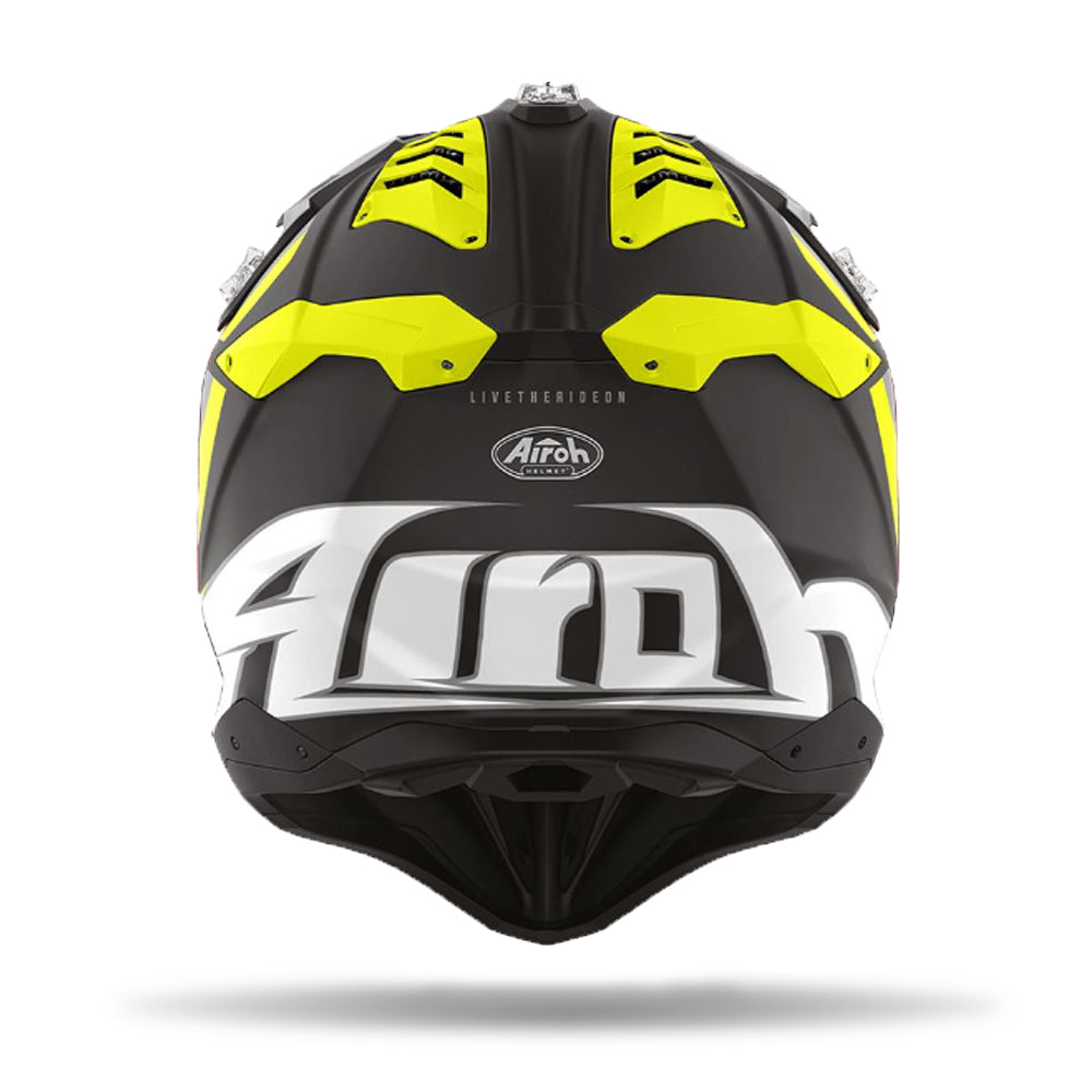 AIROH AVIATOR ACE HELMET - SWOOP YELLOW MATT