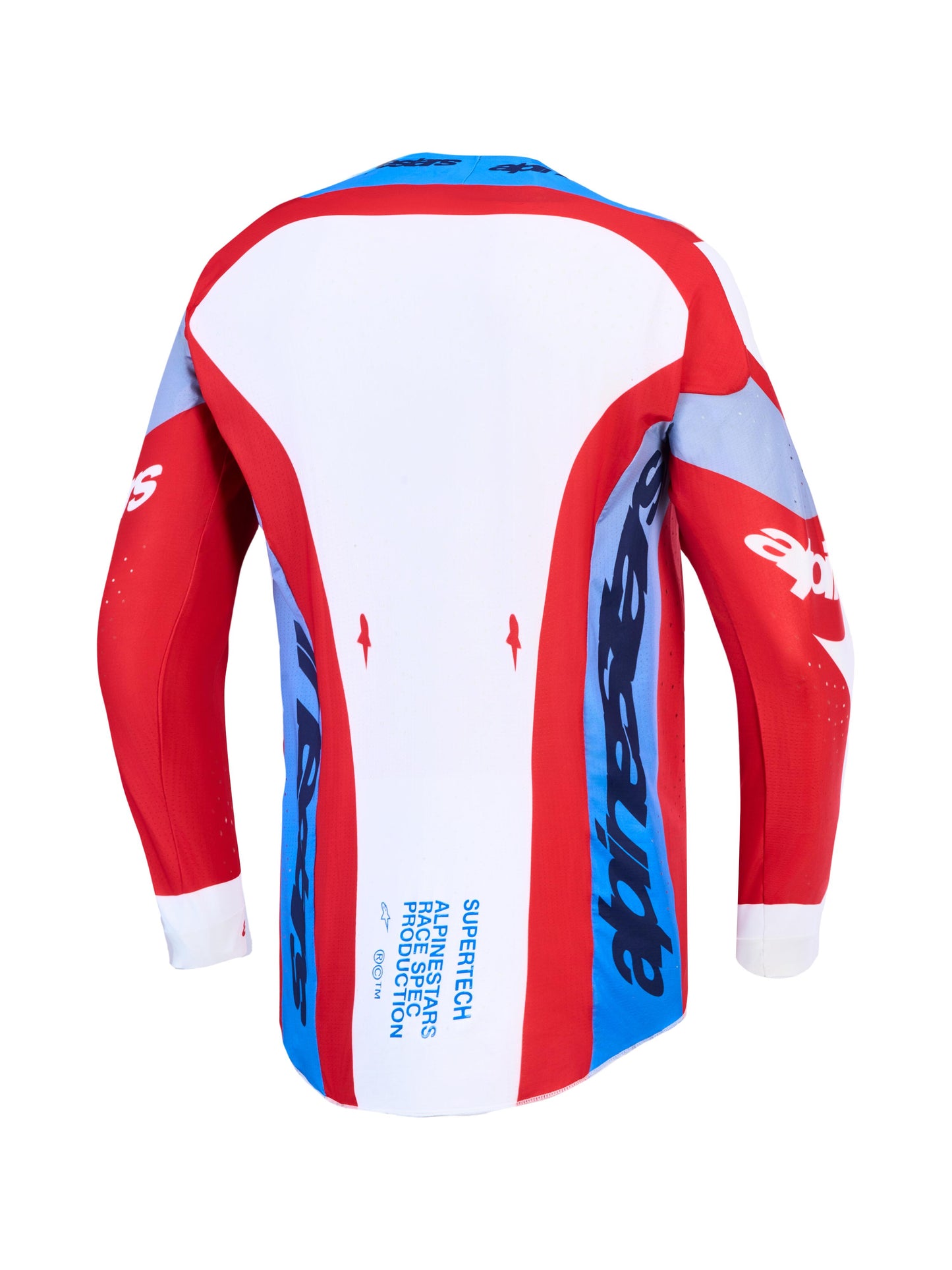 Alpinestars 2027 Supertech Dyna Jersey - Fire Red White Navy Blue