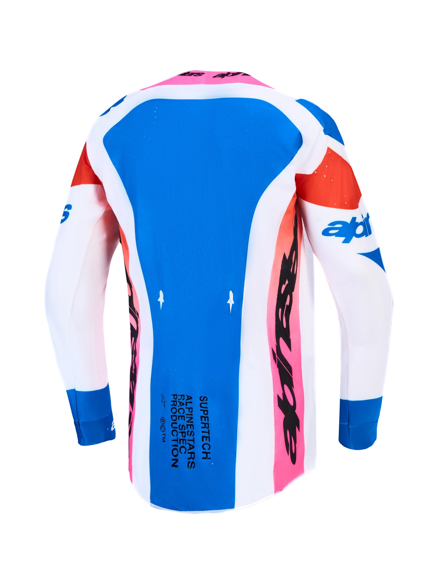 Alpinestars 2027 Supertech Dyna Jersey - White Blithe Blue Black Purple