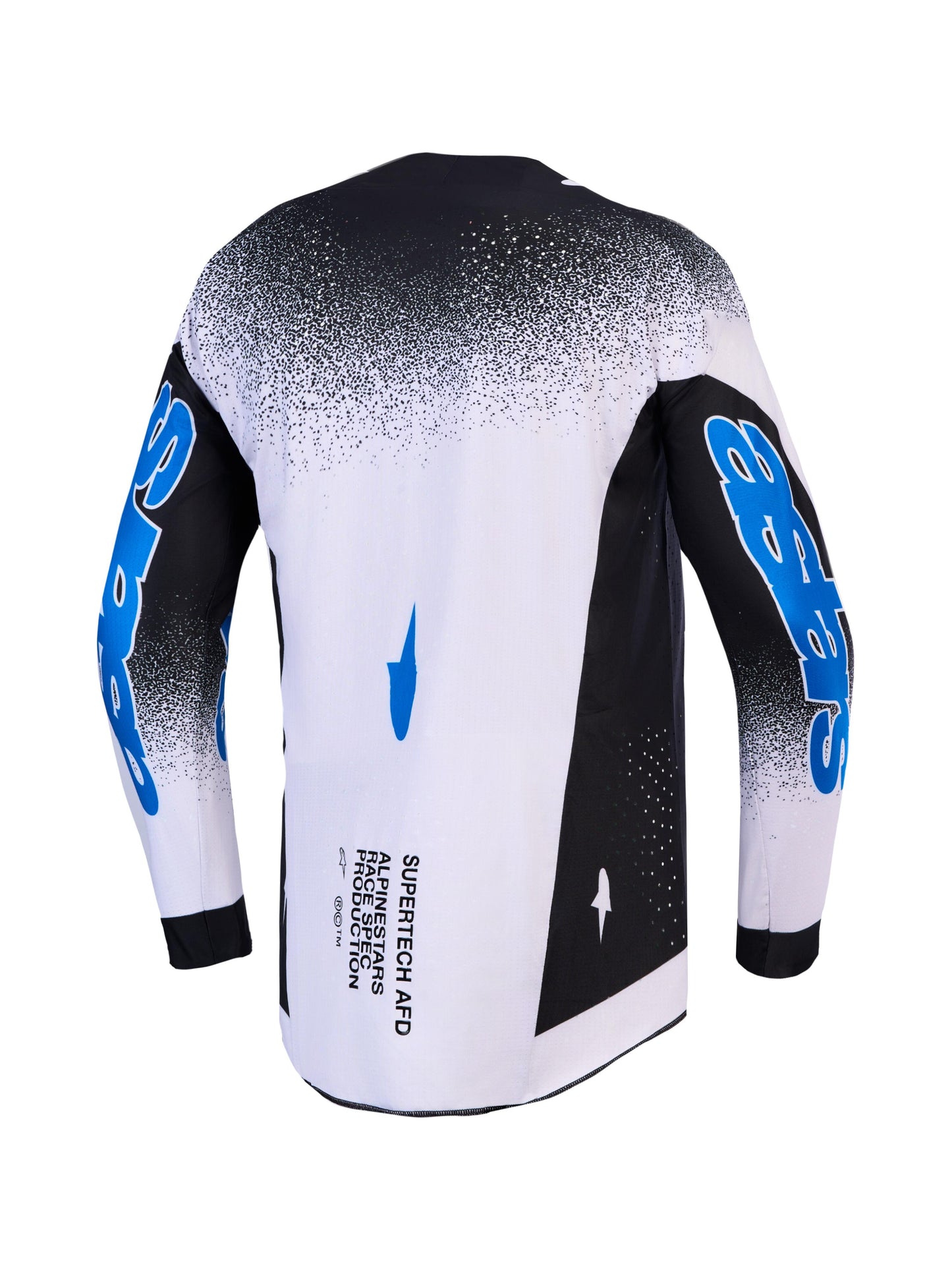 Alpinestars 2027 Supertech Hiten AFD Jersey - Black Light Lilac Blithe Blue