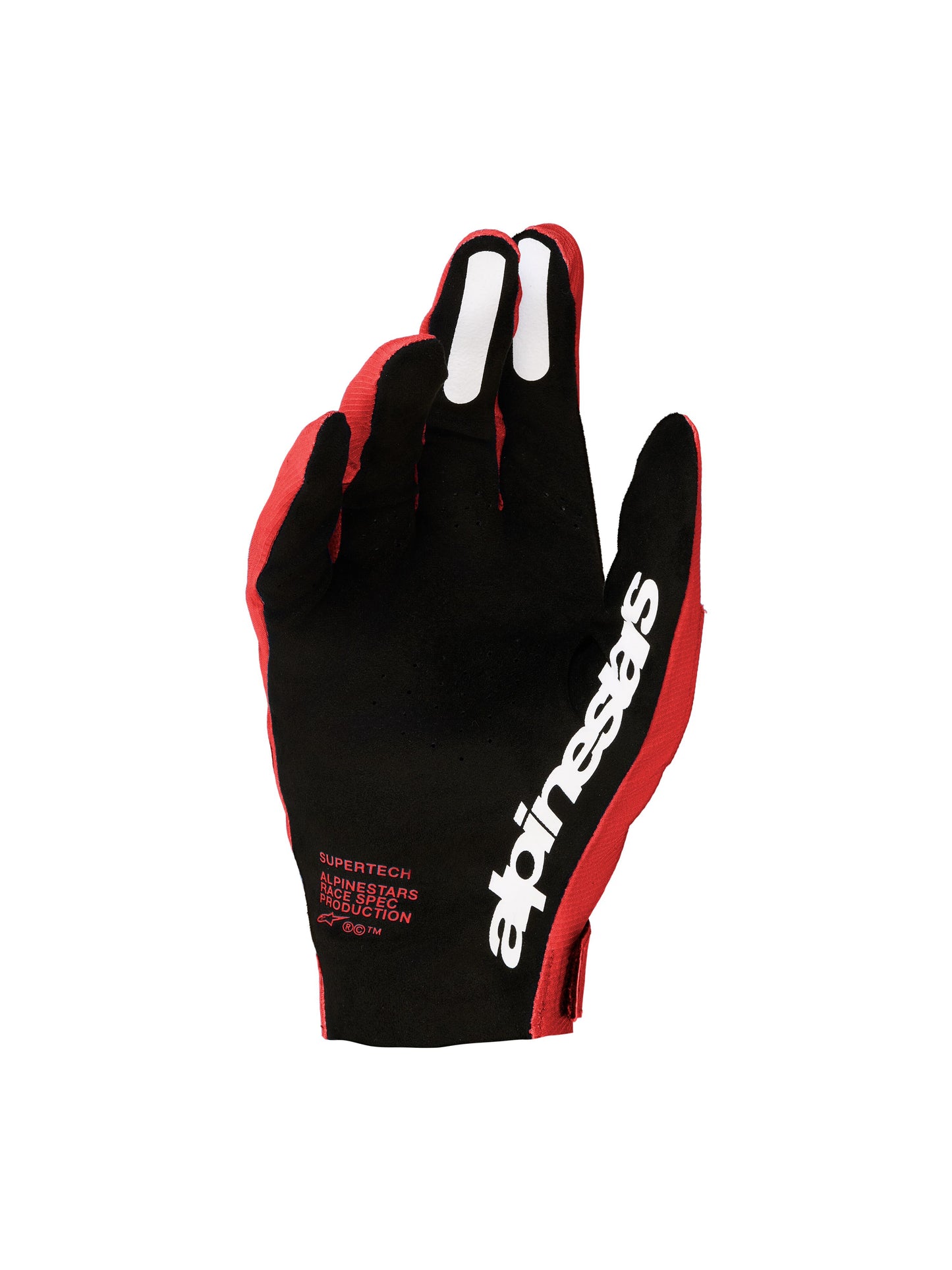 Alpinestars 2027 Supertech MX Gloves - Fire-Red Black White