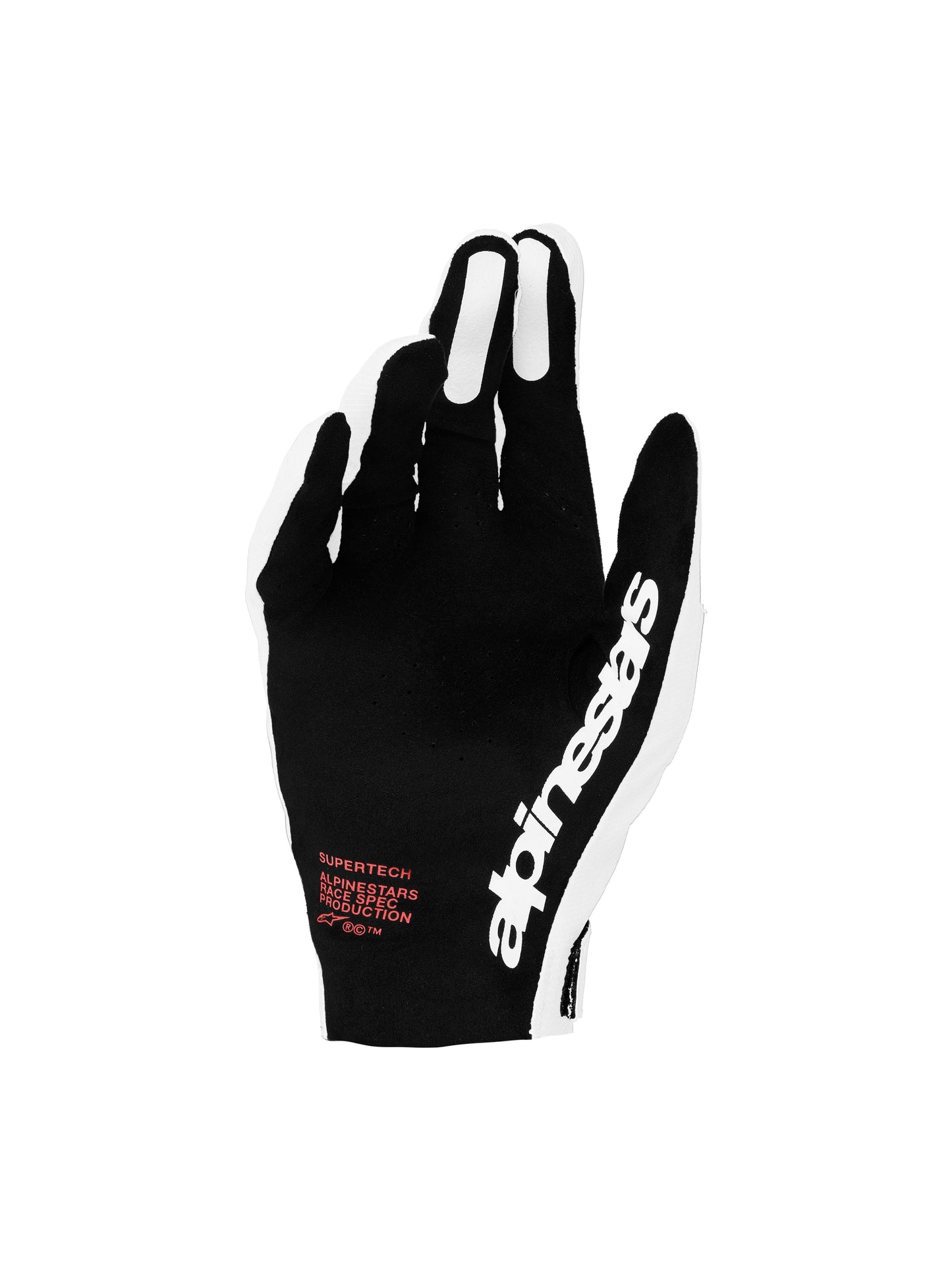 Alpinestars 2027 Supertech MX Gloves - White Black Fire-Red