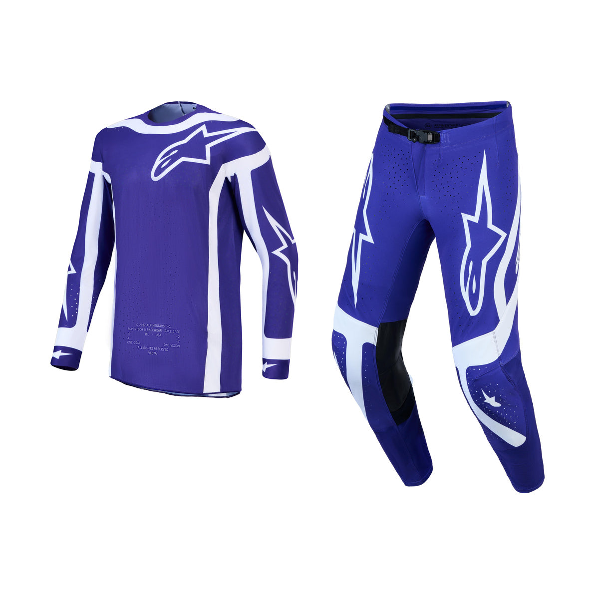 Alpinestars 2027 Supertech Vesta Gear Set - Deep Blue White
