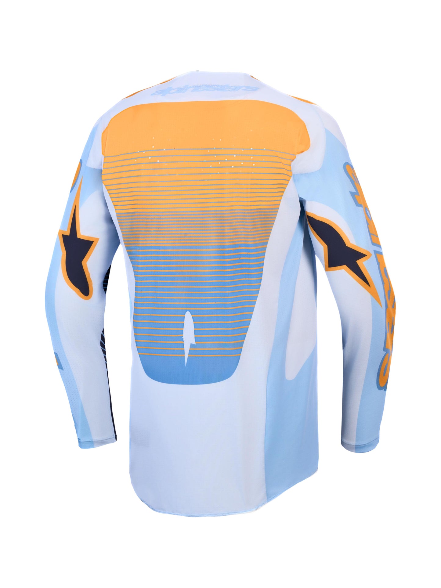 Alpinestars 2027 Techstar Maven Jersey - Dust Blue Tangerine Black