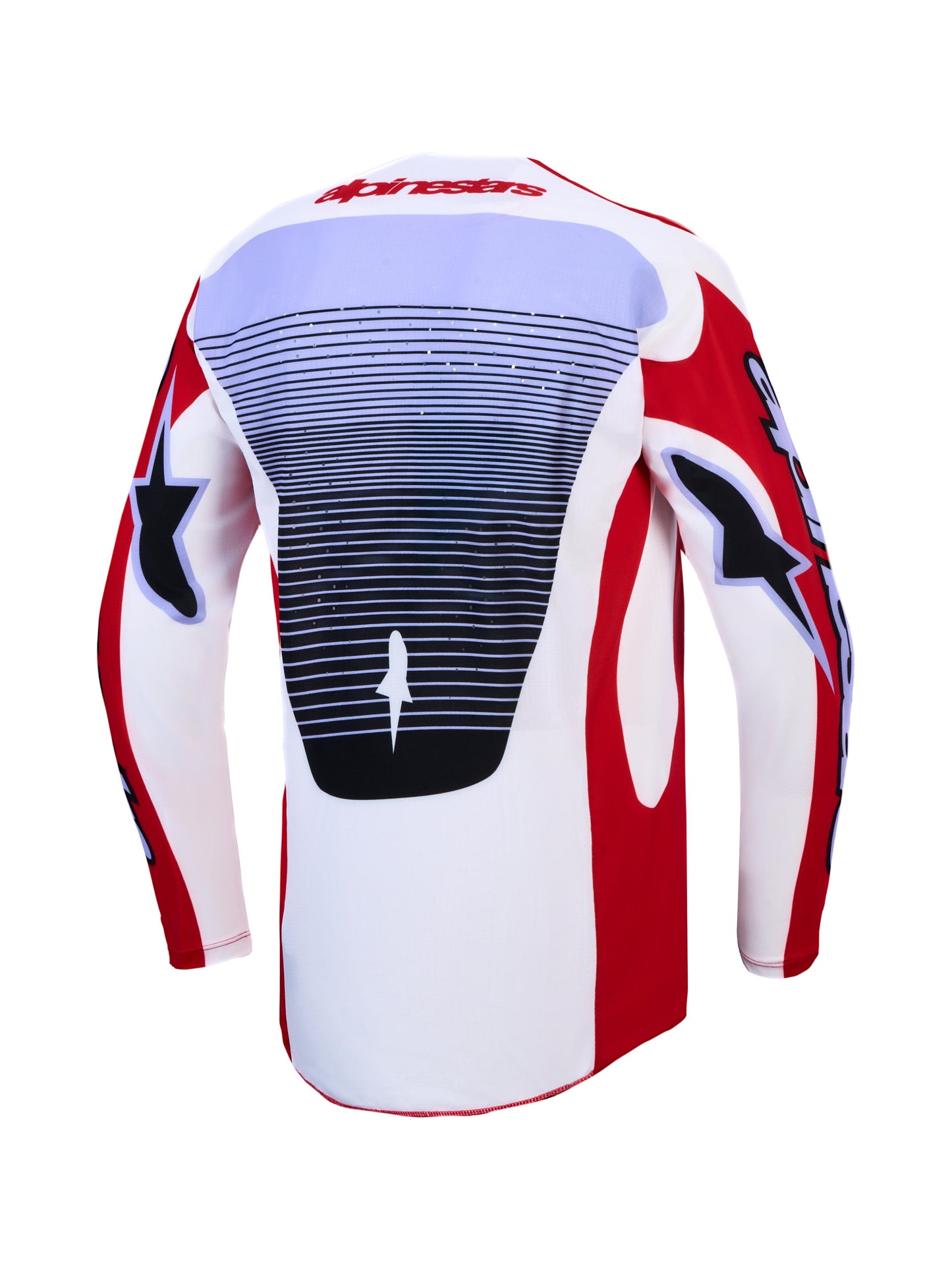 Alpinestars 2027 Techstar Maven Jersey - Fire Red White Lavender Black