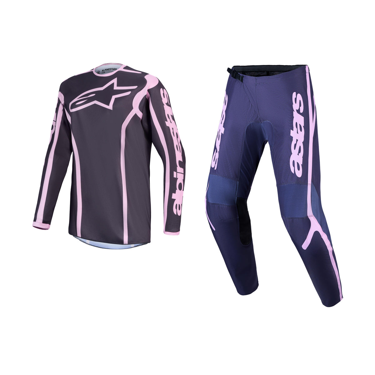 Alpinestars 2027 Women's Fluid Apex V2 Gear Set - Graystone Old Pink