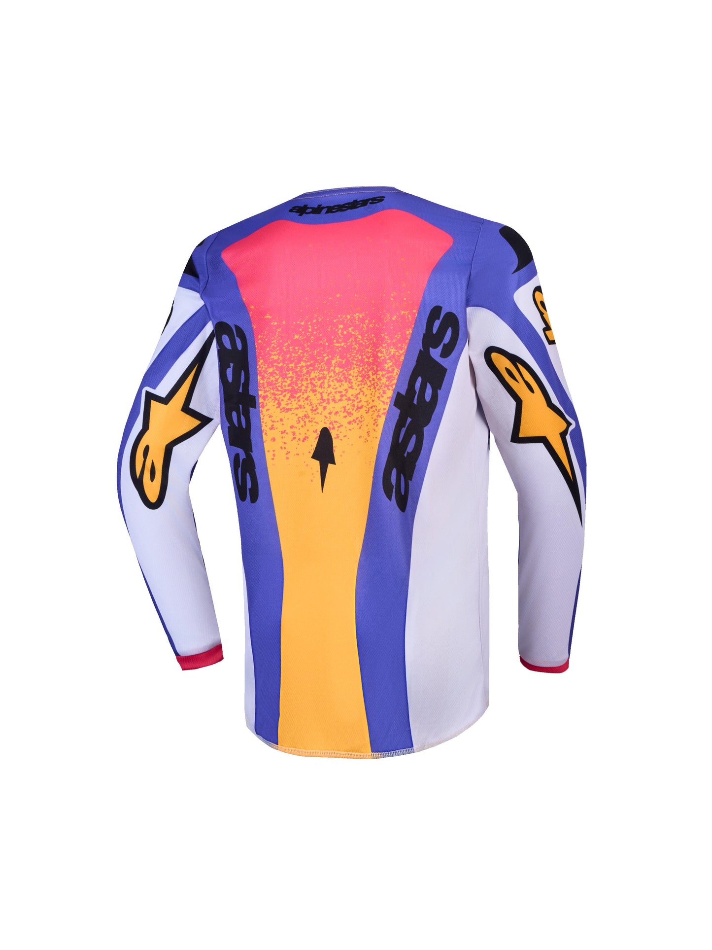 Alpinestars 2027 Youth Fluid Drag Jersey - Light Lilac Blue Iris Gold