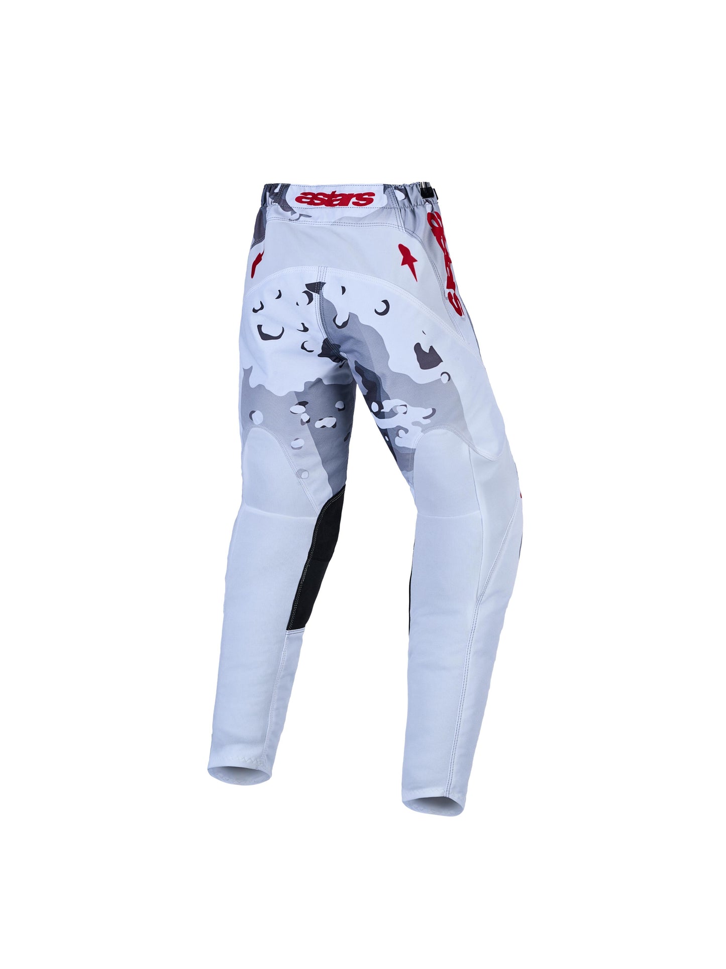 Alpinestars 2027 Youth Fluid Lone Pants - Gray Camo White Fire Red