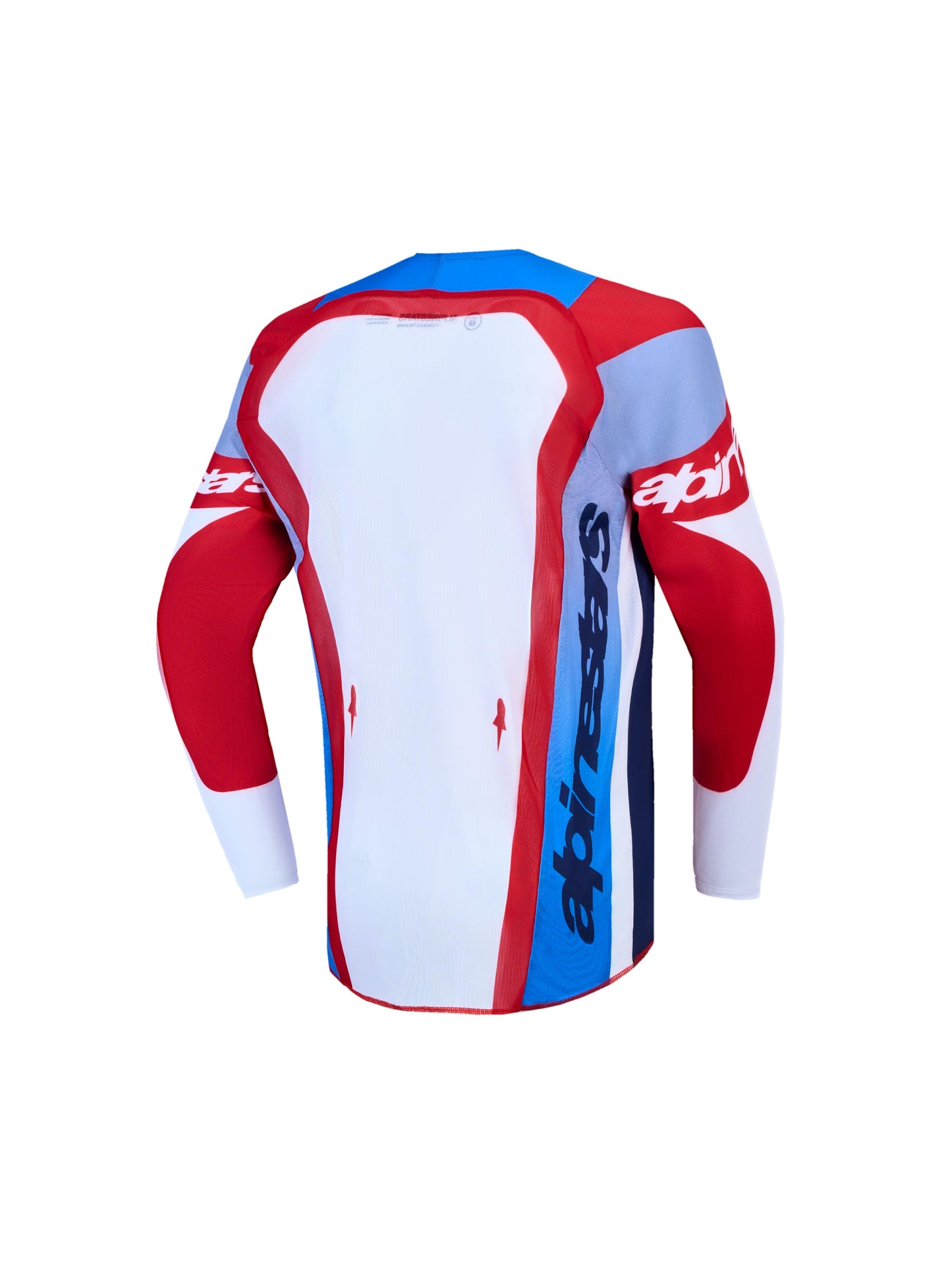 Alpinestars 2027 Youth Supertech Dyna Jersey - Fire Red White Navy Blue
