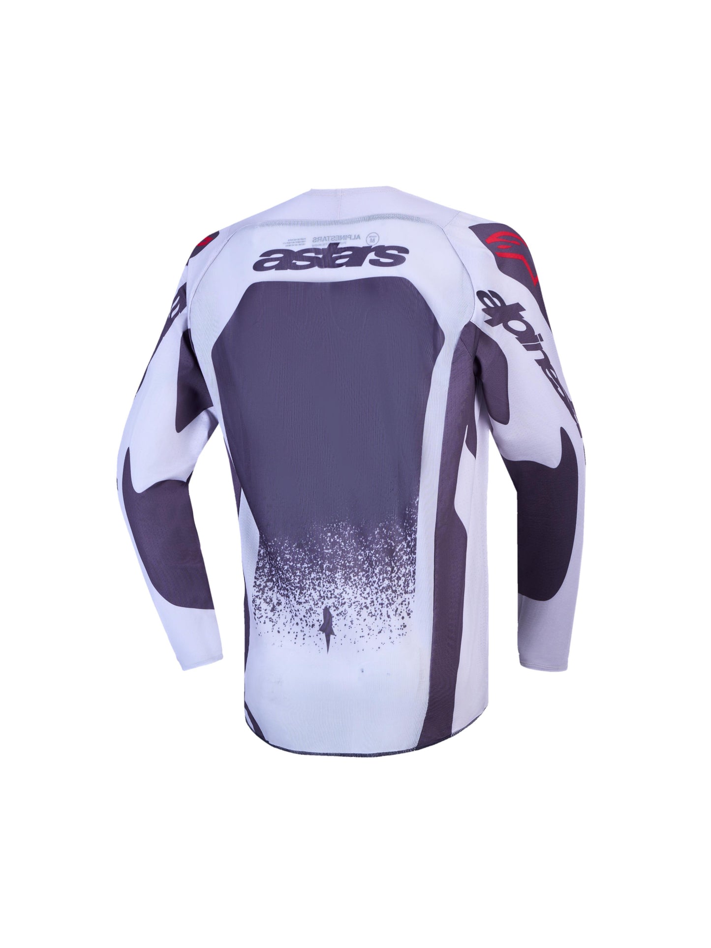 Alpinestars 2027 Youth Supertech Swan Jersey - Light Lilac Dark Gray Red Fluo