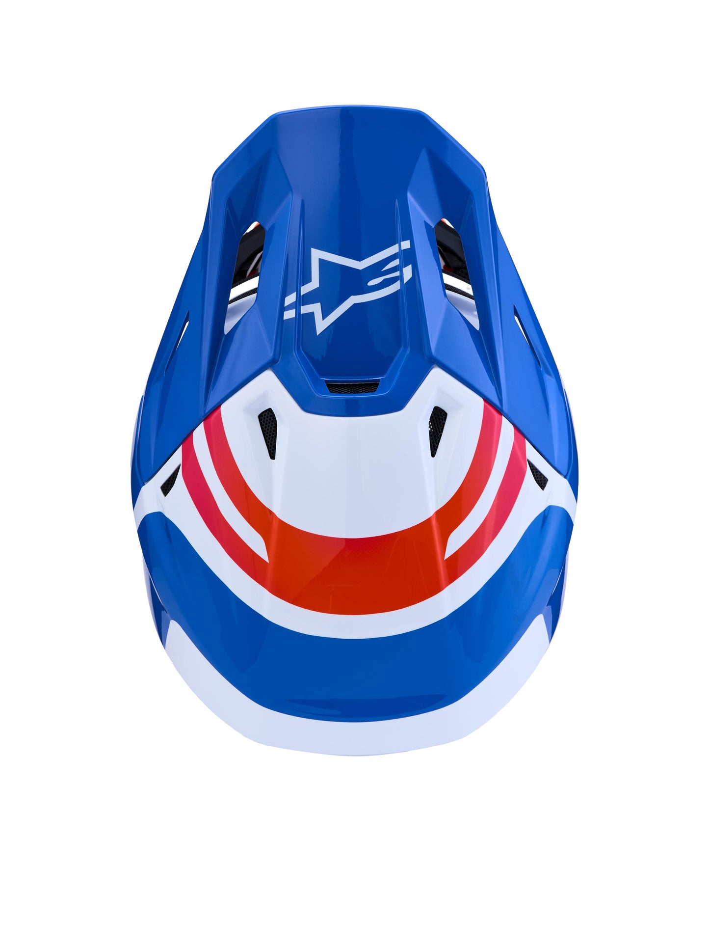 Alpinestars SM7 Core Helmet - White Blue Orange Pink Glossy