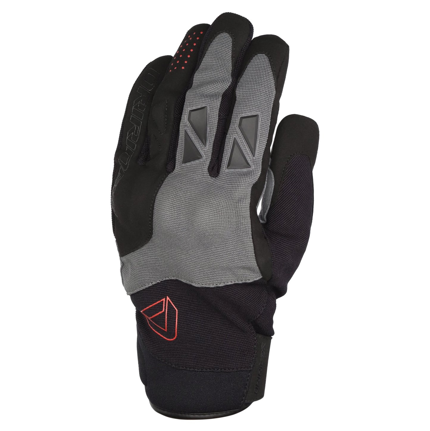 DRIRIDER ATOMIC GLOVES - GREY/BLACK/RED