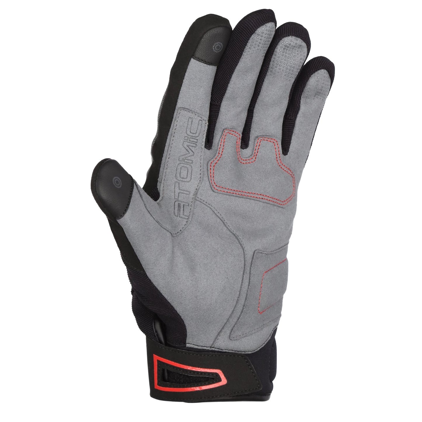 DRIRIDER ATOMIC GLOVES - GREY/BLACK/RED