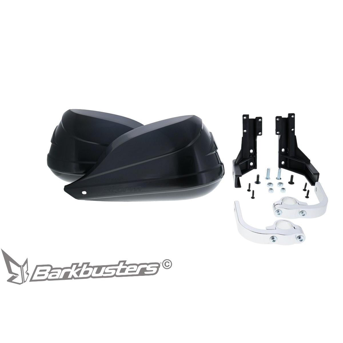 BARKBUSTERS STORM HANDGUARD S1 - SINGLE MOUNT (22mm STD) BLACK