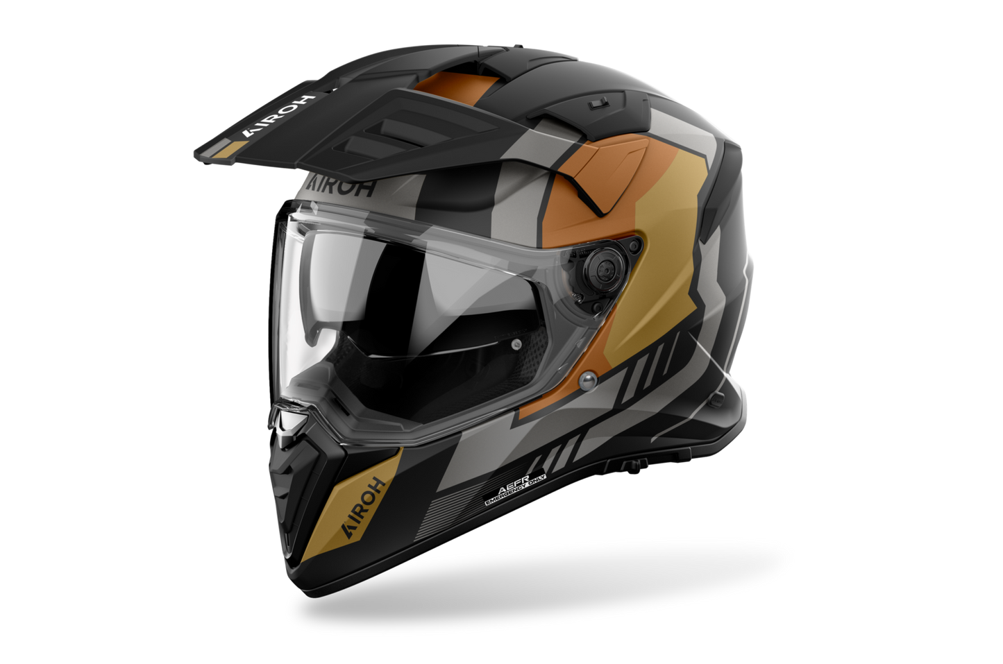 AIROH BANDIT HORN HELMET - GOLD MATT