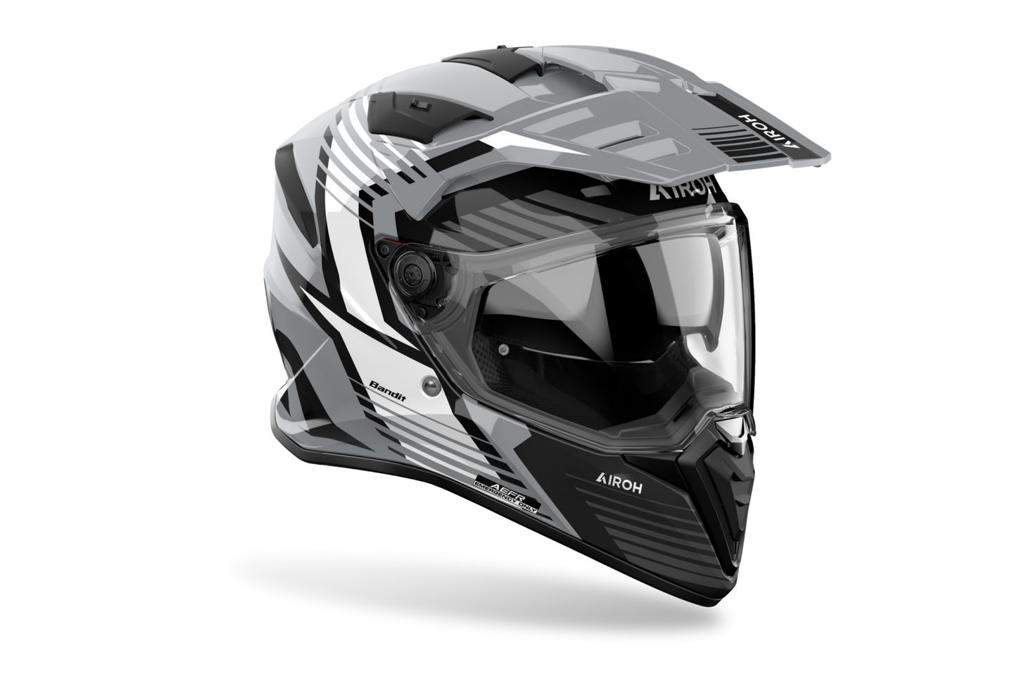 AIROH BANDIT SPICY HELMET - GREY GLOSS
