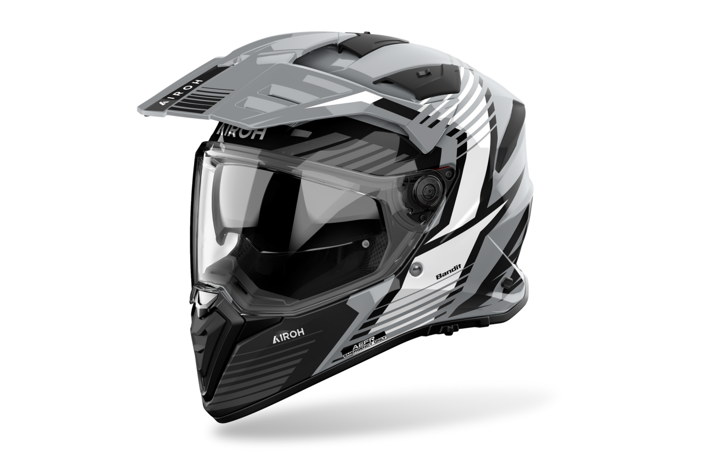 AIROH BANDIT SPICY HELMET - GREY GLOSS