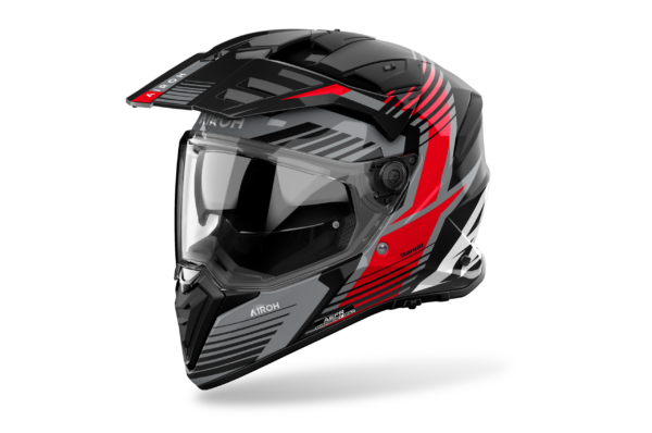 AIROH BANDIT SPICY HELMET - RED GLOSS