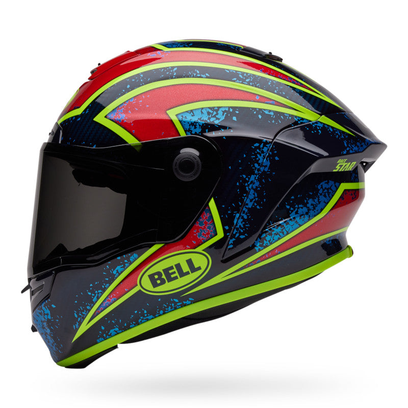 BELL RACE STAR DLX FLEX XENON HELMET - BLUE RETINA