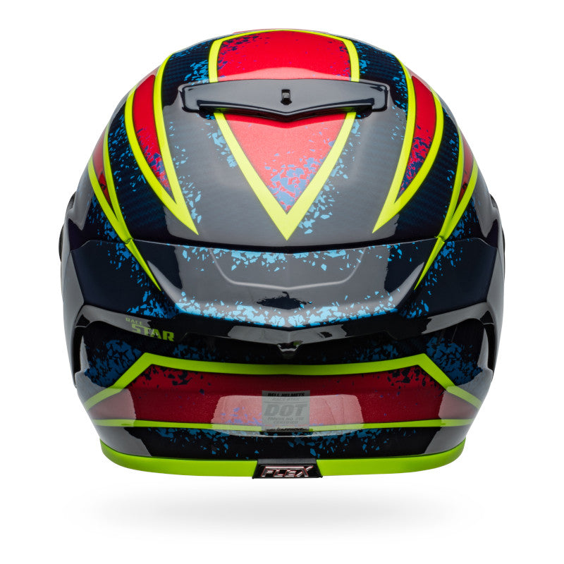 BELL RACE STAR DLX FLEX XENON HELMET - BLUE RETINA