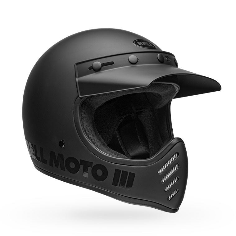 BELL MOTO-3 CLASSIC HELMET - MATTE/GLOSS BLACK