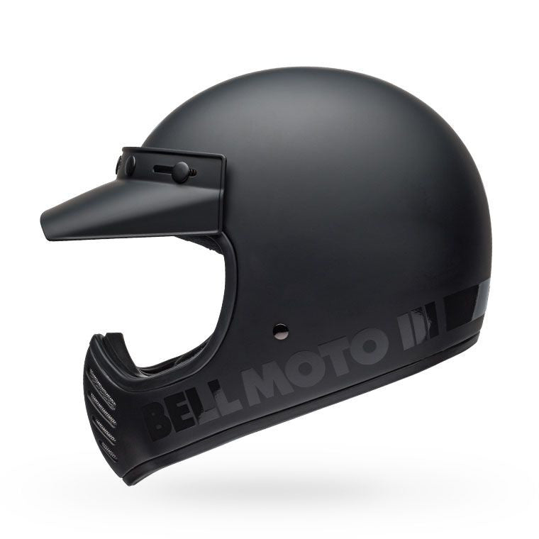 BELL MOTO-3 CLASSIC HELMET - MATTE/GLOSS BLACK