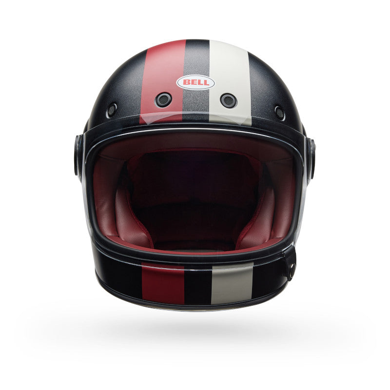 BELL BULLITT GT COMMANDER HELMET - MATTE BLACK/WHITE