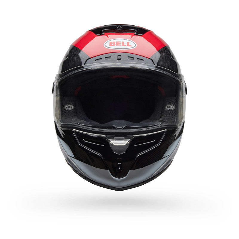 BELL RACE STAR DLX FLEX CORSA HELMET - RED/WHITE