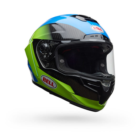 BELL RACE STAR DLX FLEX CORSA HELMET - BLUE/FLUO