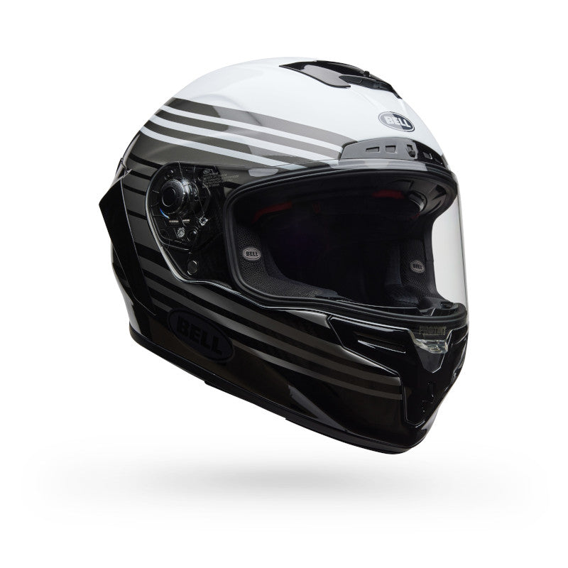 BELL RACE STAR DLX FLEX DASH HELMET - WHITE/BLACK