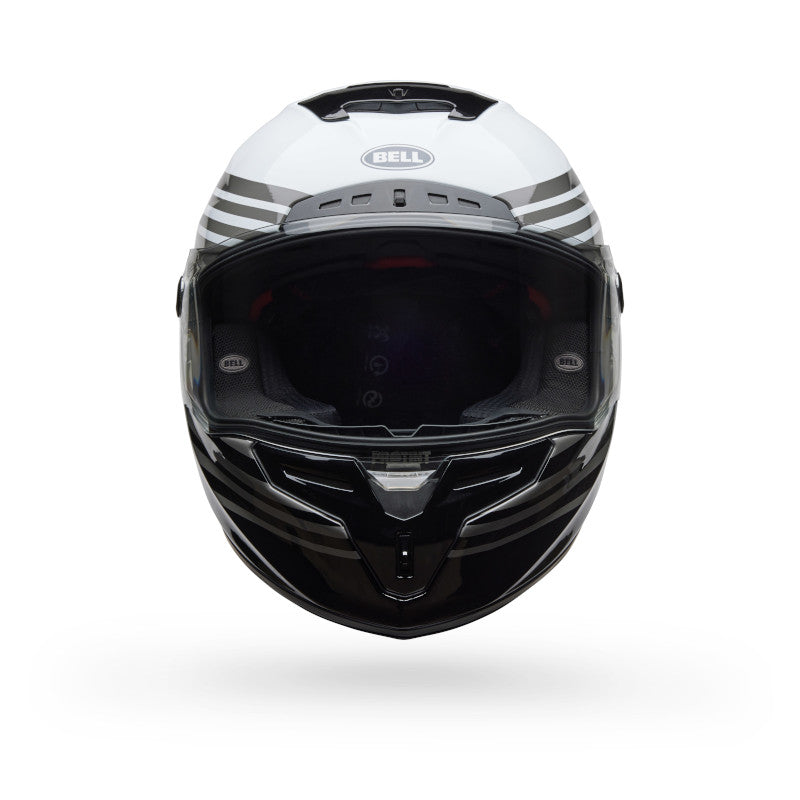 BELL RACE STAR DLX FLEX DASH HELMET - WHITE/BLACK