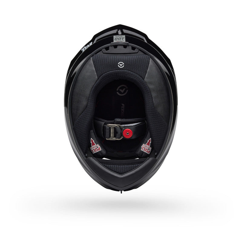 BELL RACE STAR DLX FLEX DASH HELMET - WHITE/BLACK