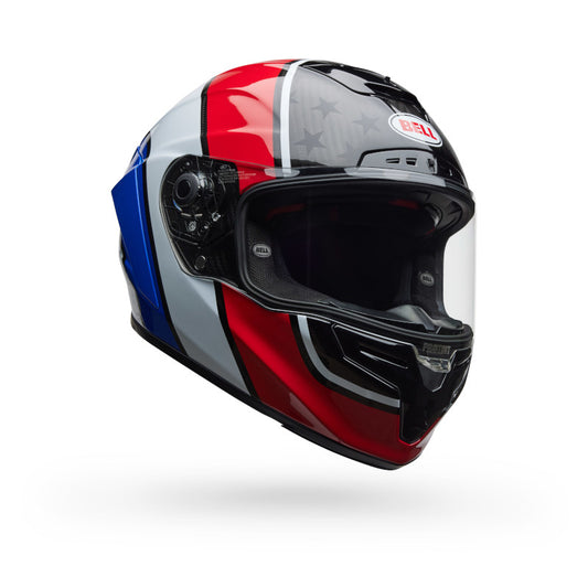 BELL RACE STAR DLX FLEX RSD OLD GLORY HELMET - RED/BLUE