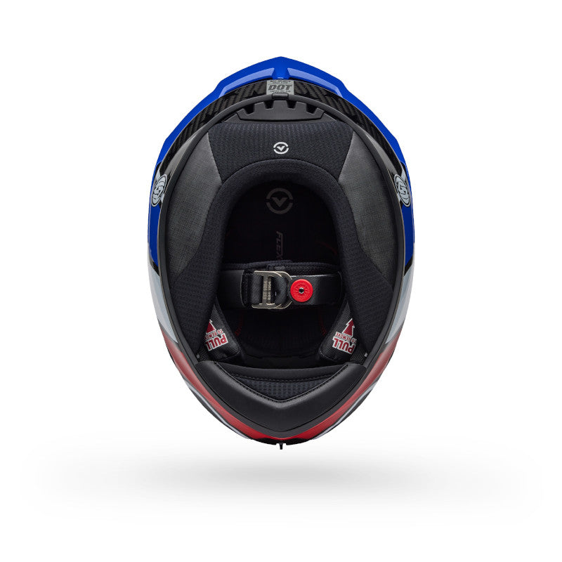 BELL RACE STAR DLX FLEX RSD OLD GLORY HELMET - RED/BLUE
