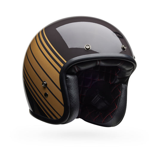 BELL CUSTOM 500 EDGE HELMET - GLOSS BROWN/GOLD