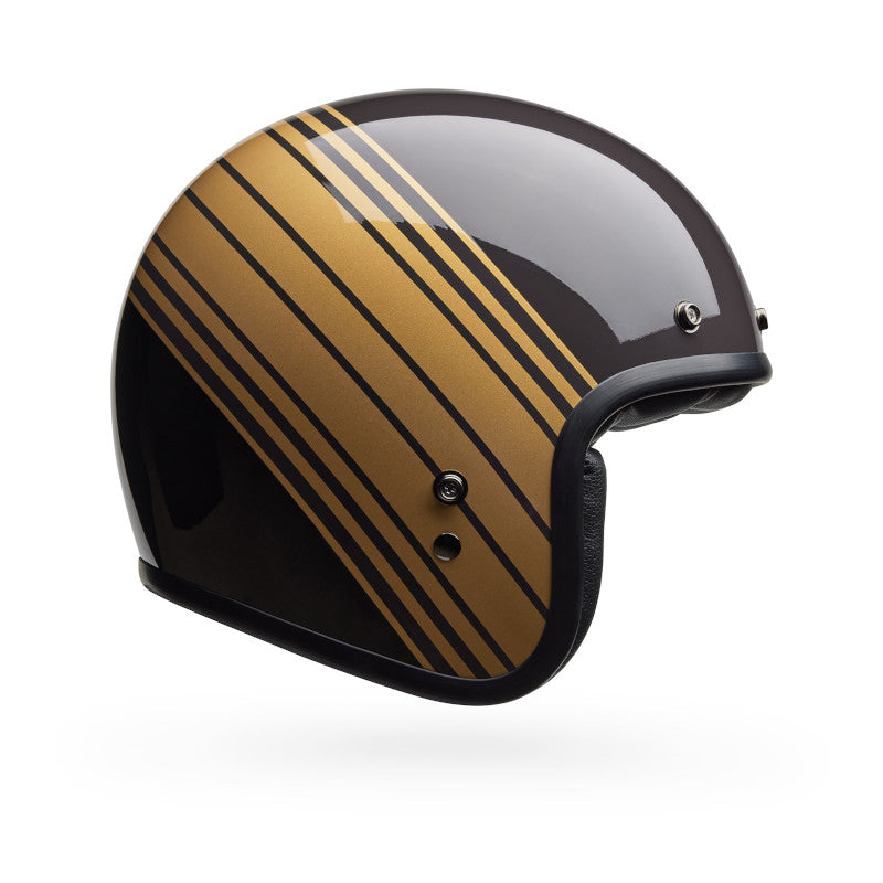 BELL CUSTOM 500 EDGE HELMET - GLOSS BROWN/GOLD